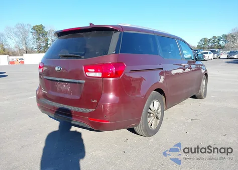 2016 Kia Sedona Lx из США, поврежденный, VIN KNDMB5C11G6092210